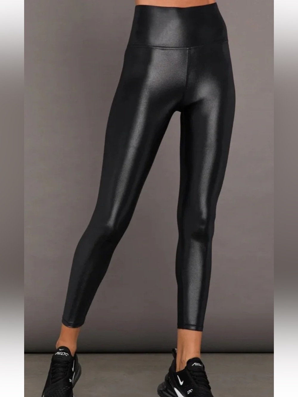 Carbon38 High Rise 7/8 Legging Takara Shine Black Activewear Women’s Size Small